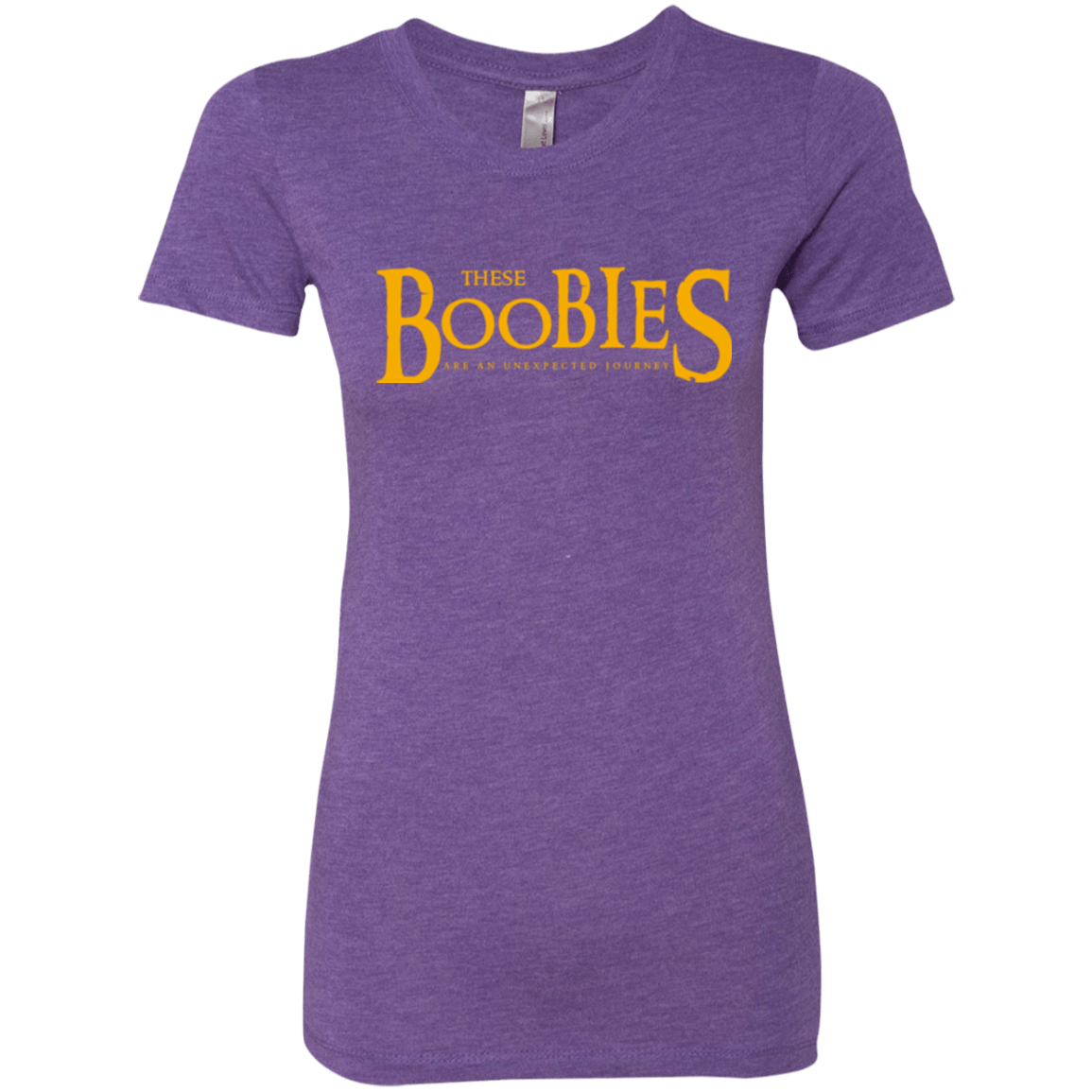 T-Shirts Purple Rush / Small These boobies Women's Triblend T-Shirt