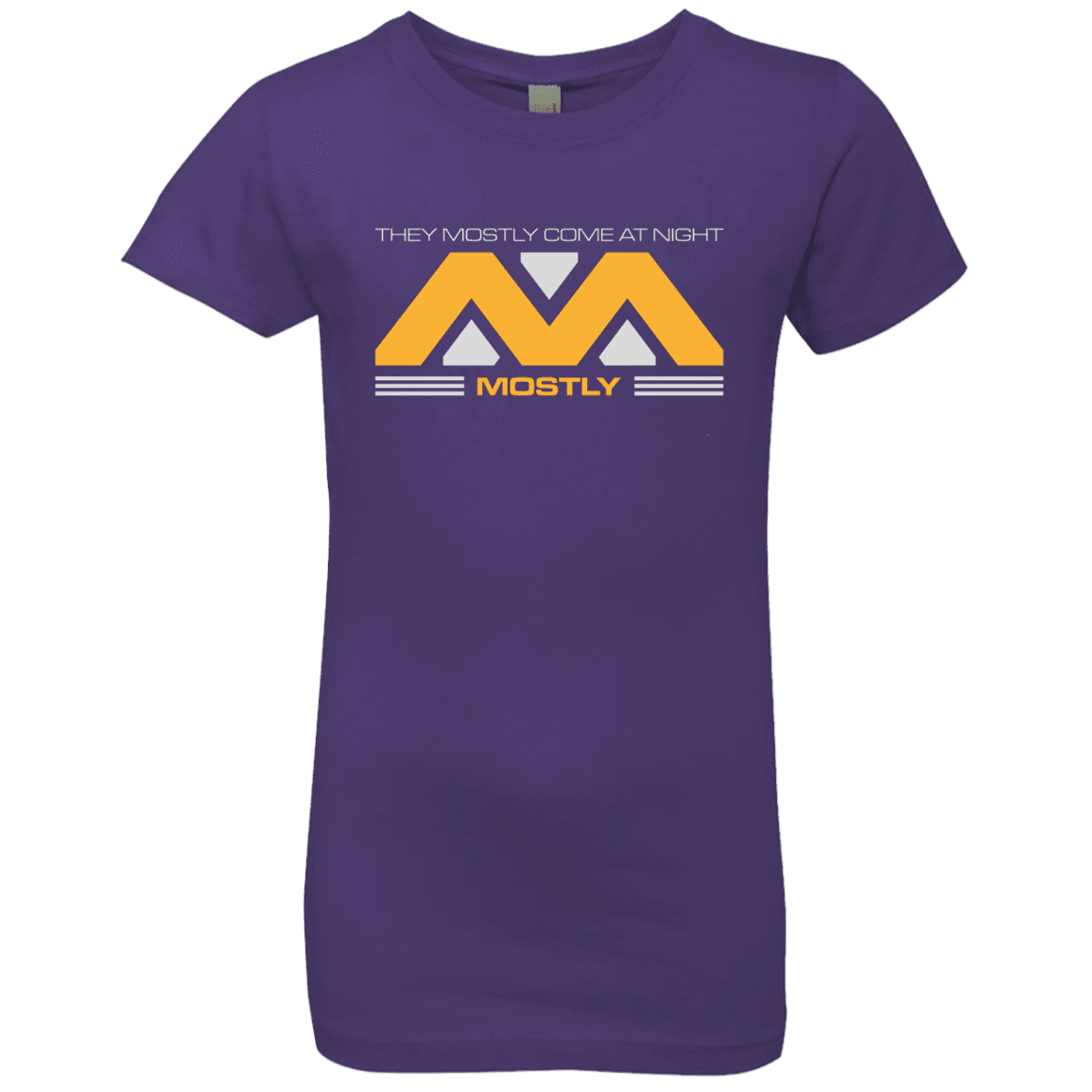 T-Shirts Purple Rush / YXS They Mostly Come At Night Mostly Girls Premium T-Shirt