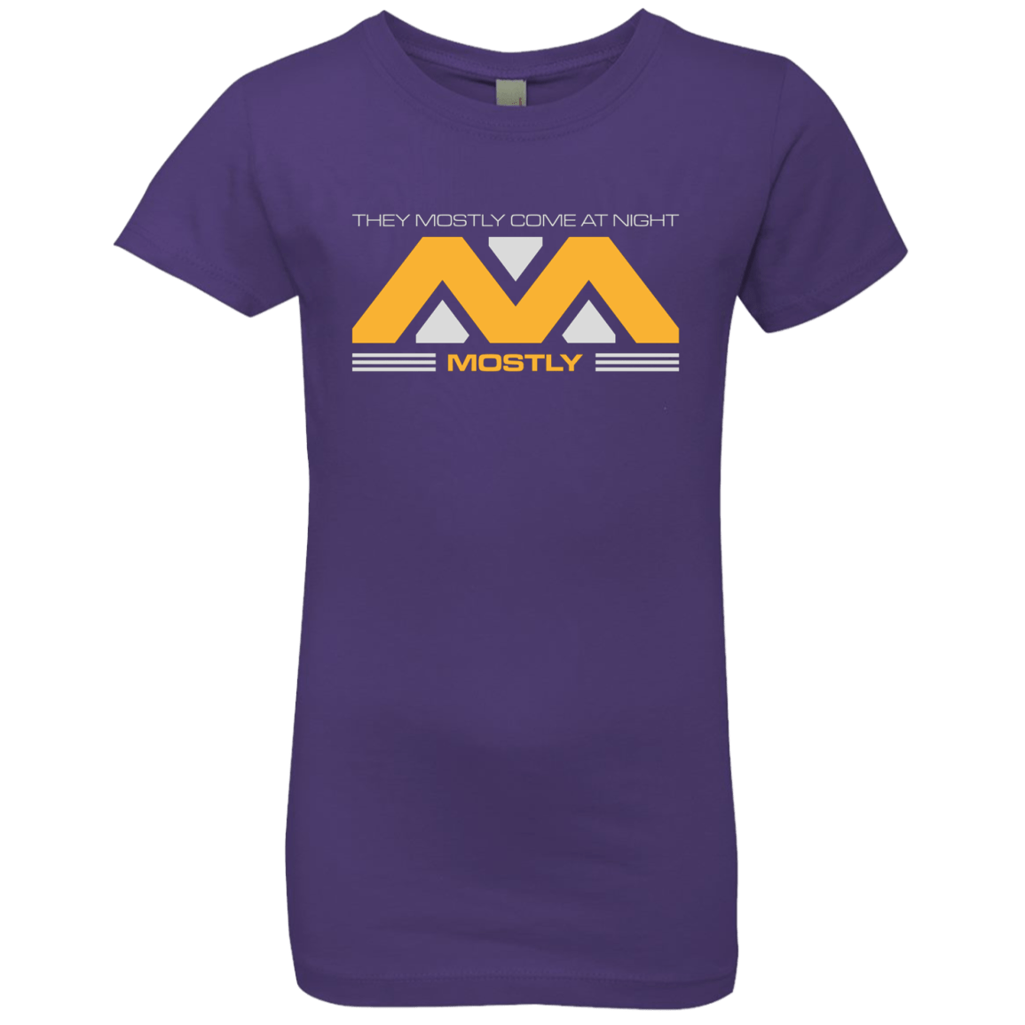 T-Shirts Purple Rush / YXS They Mostly Come At Night Mostly Girls Premium T-Shirt