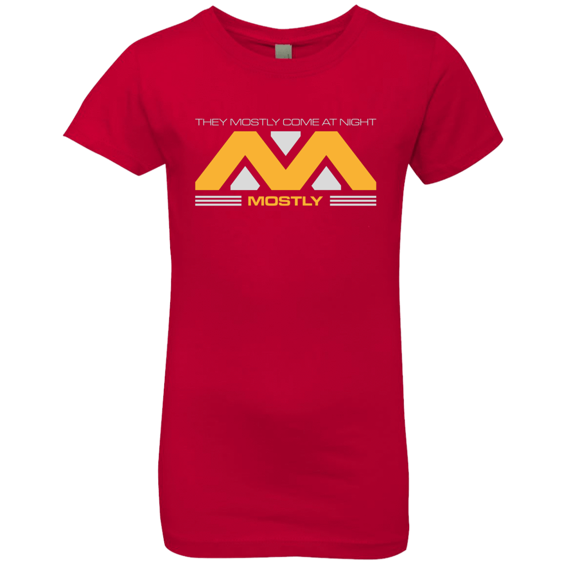 T-Shirts Red / YXS They Mostly Come At Night Mostly Girls Premium T-Shirt