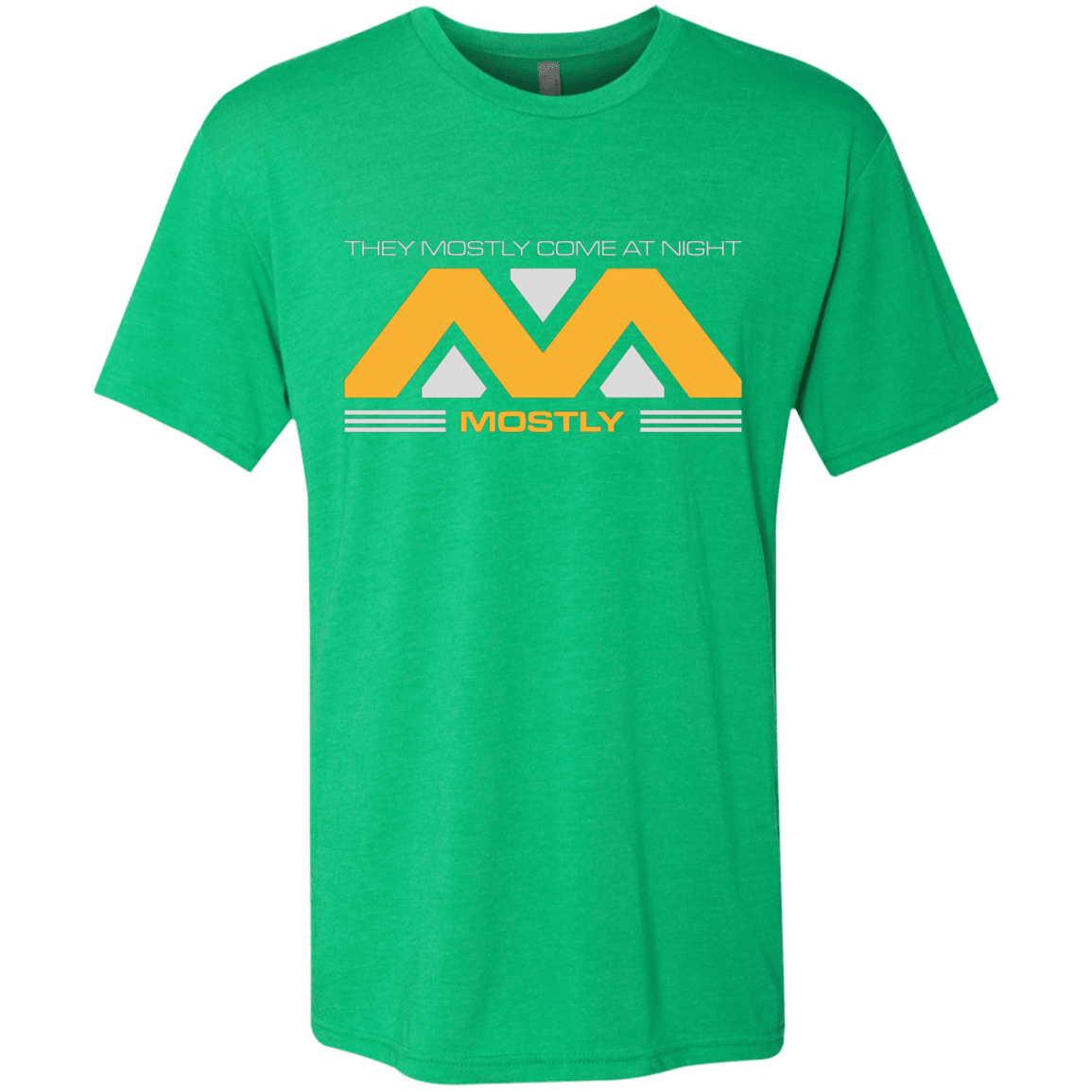 T-Shirts Envy / Small They Mostly Come At Night Mostly Men's Triblend T-Shirt