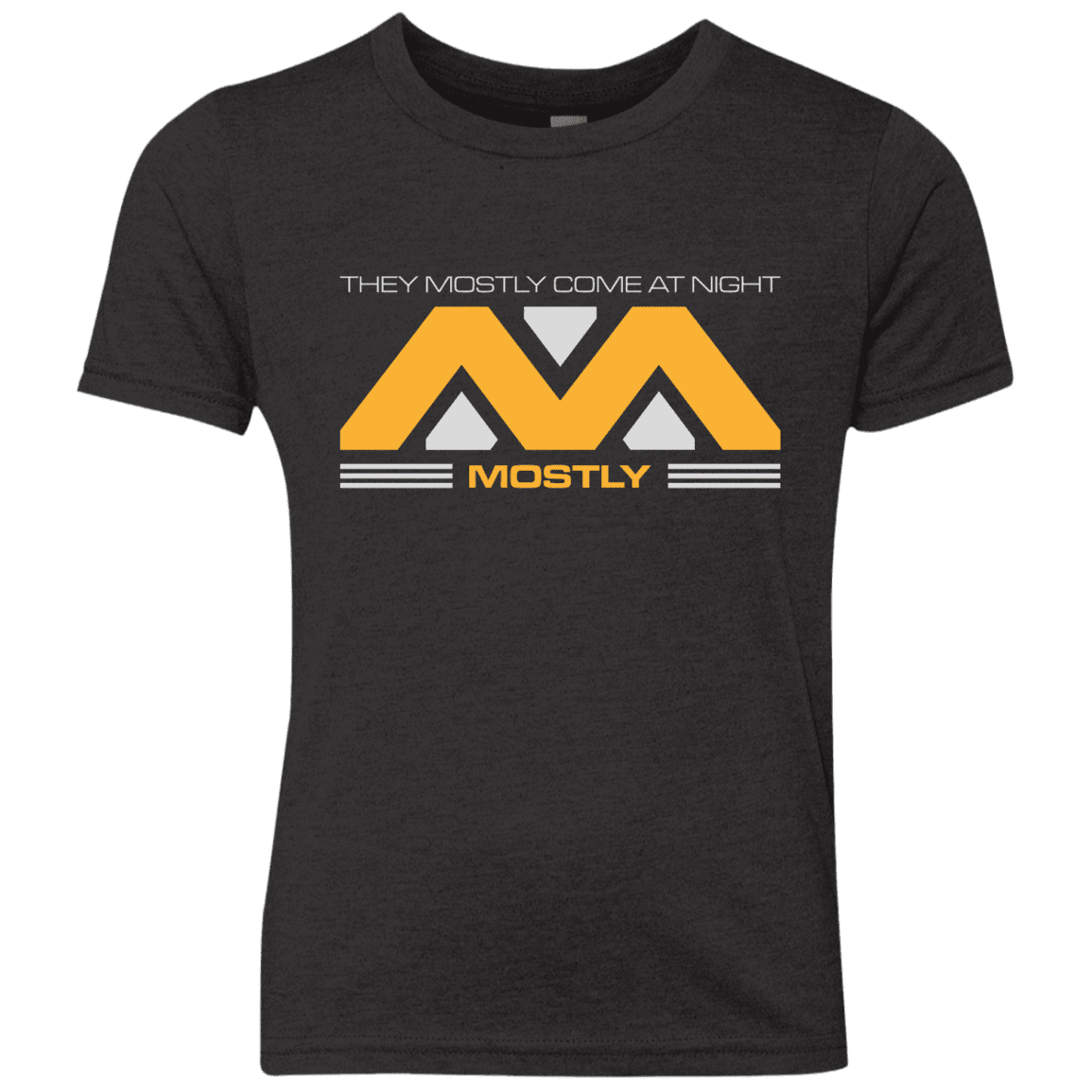 T-Shirts Vintage Black / YXS They Mostly Come At Night Mostly Youth Triblend T-Shirt