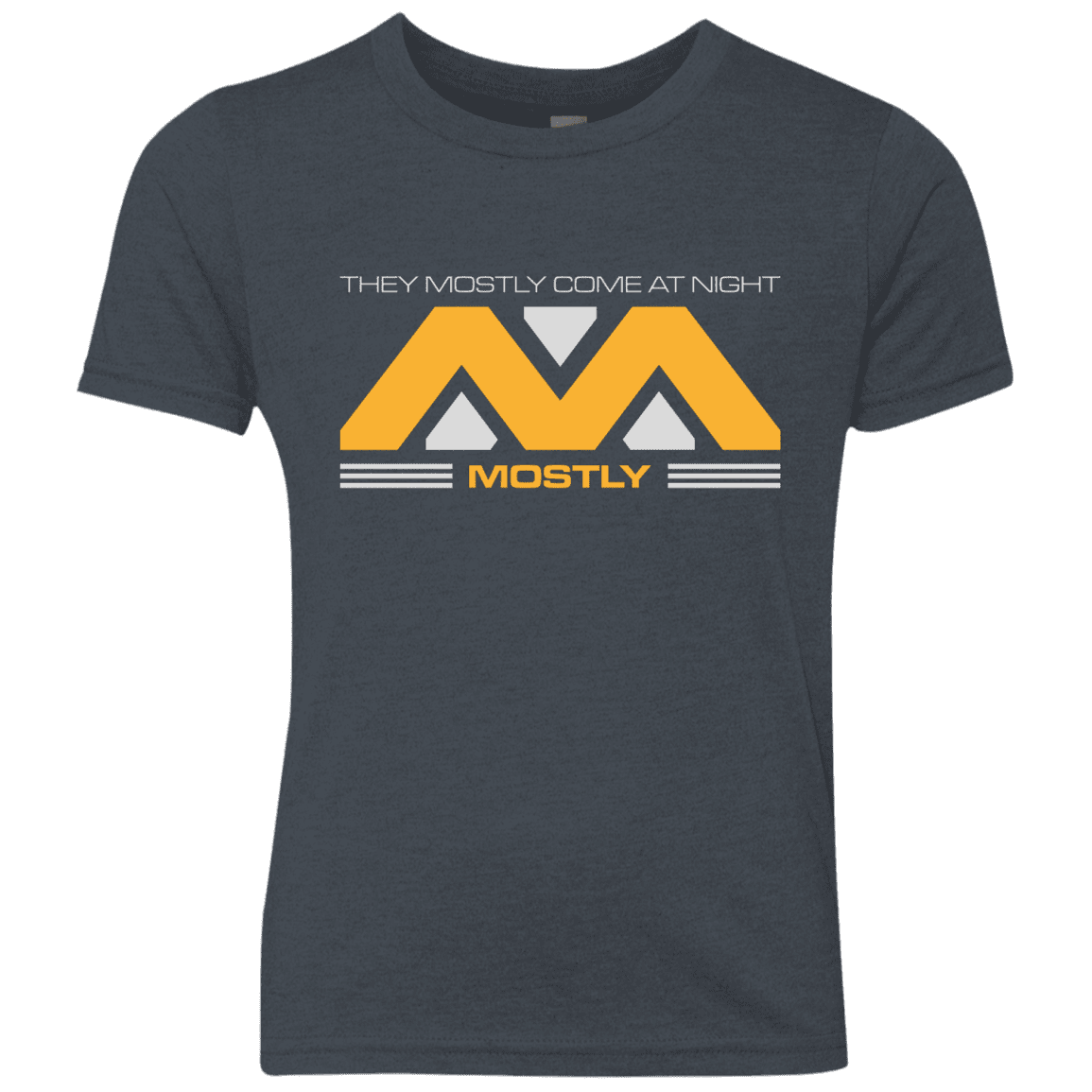 T-Shirts Vintage Navy / YXS They Mostly Come At Night Mostly Youth Triblend T-Shirt