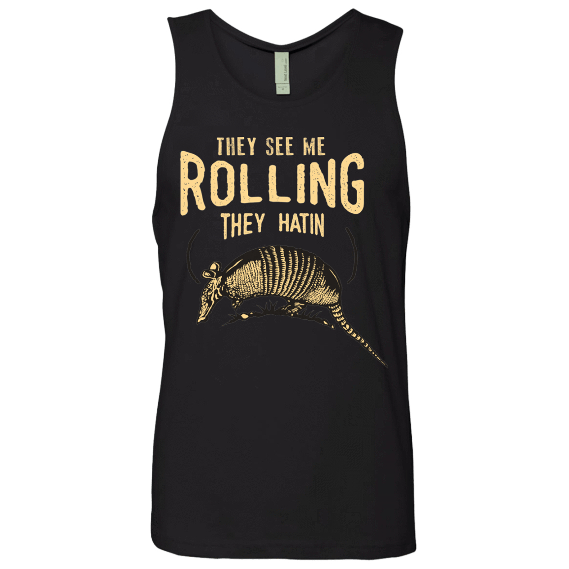T-Shirts Black / Small They See Me Rollin Men's Premium Tank Top