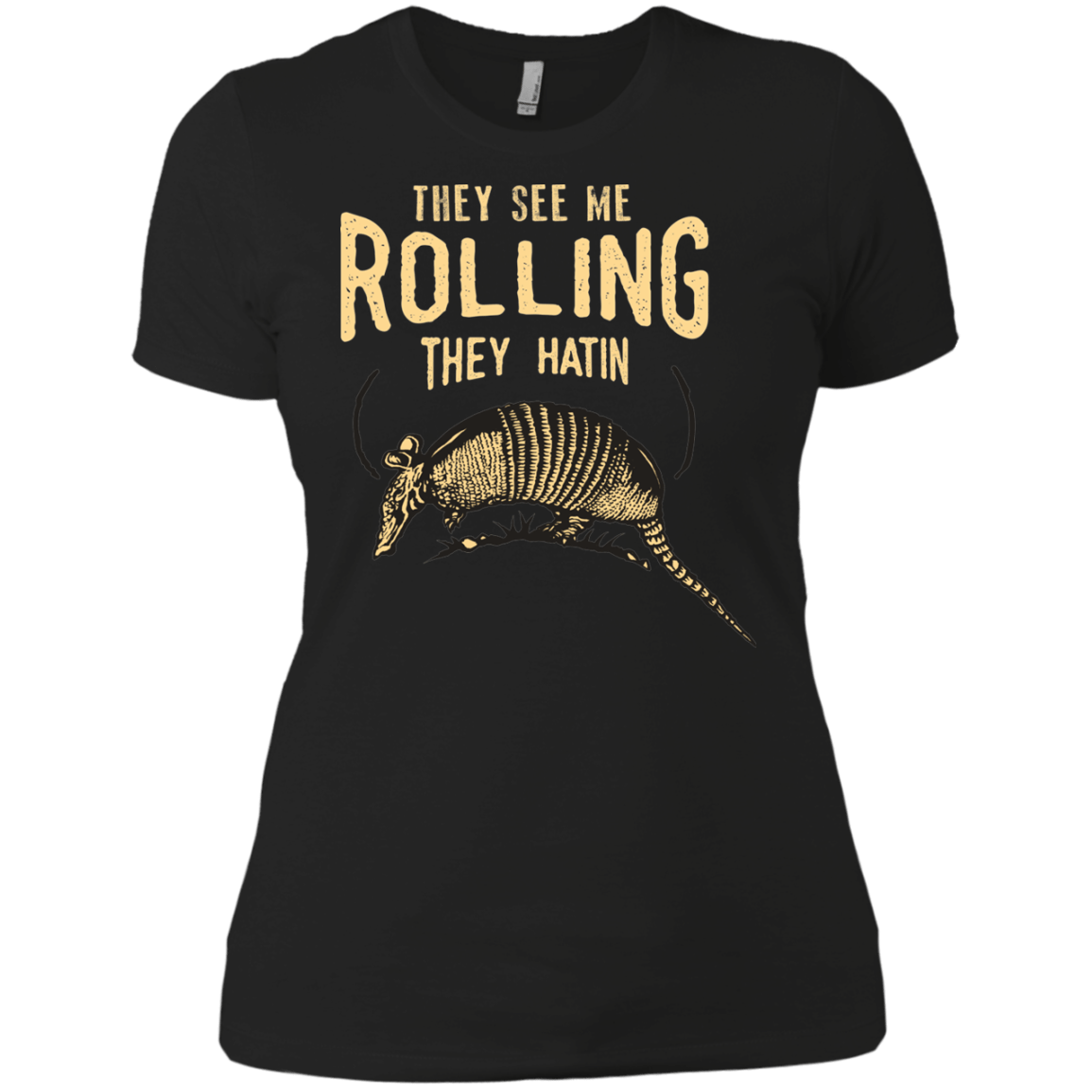T-Shirts Black / X-Small They See Me Rollin Women's Premium T-Shirt