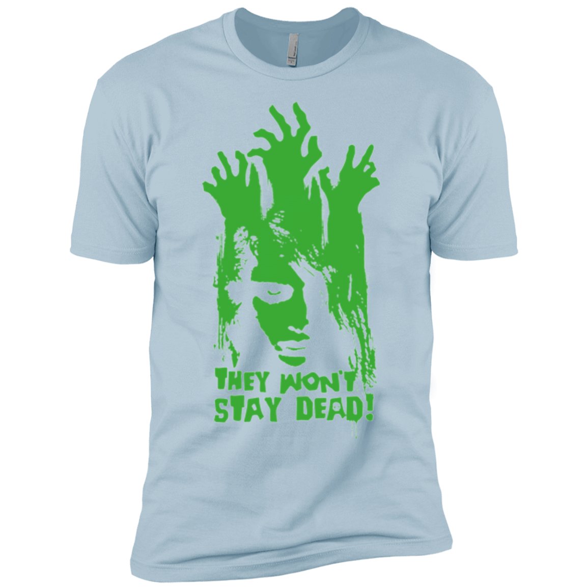 T-Shirts Light Blue / YXS They Wont Stay Dead Boys Premium T-Shirt