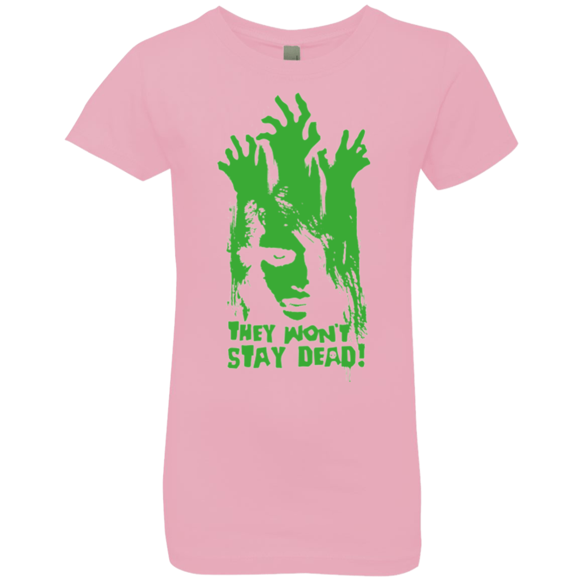 T-Shirts Light Pink / YXS They Wont Stay Dead Girls Premium T-Shirt