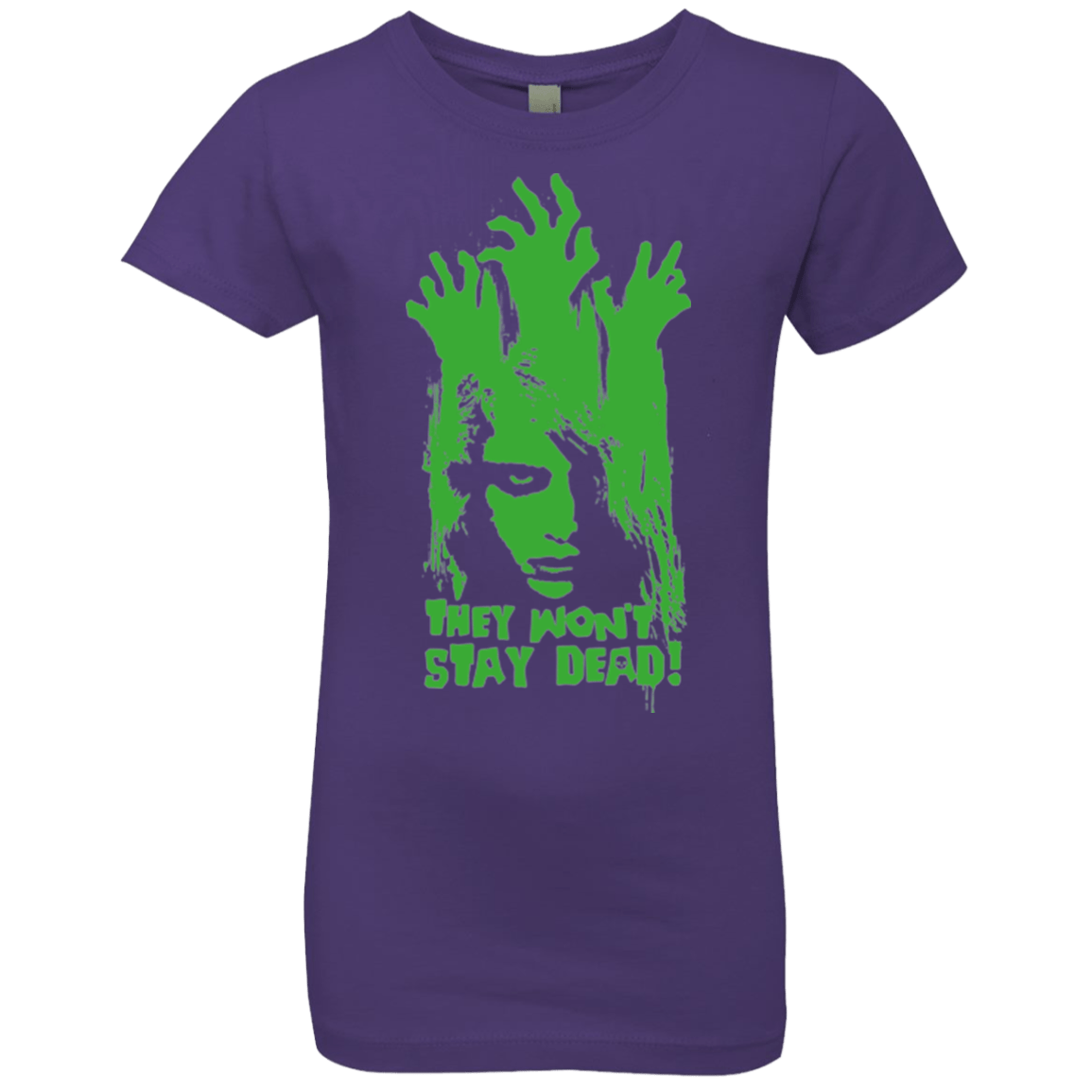 T-Shirts Purple Rush / YXS They Wont Stay Dead Girls Premium T-Shirt