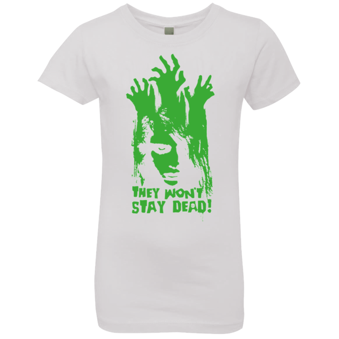 T-Shirts White / YXS They Wont Stay Dead Girls Premium T-Shirt