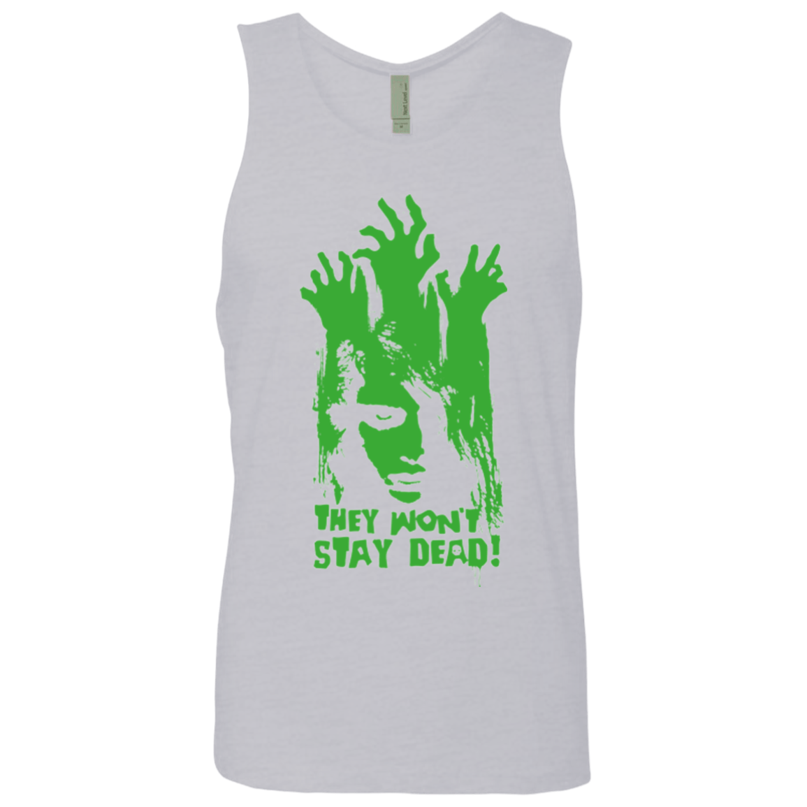 T-Shirts Heather Grey / Small They Wont Stay Dead Men's Premium Tank Top