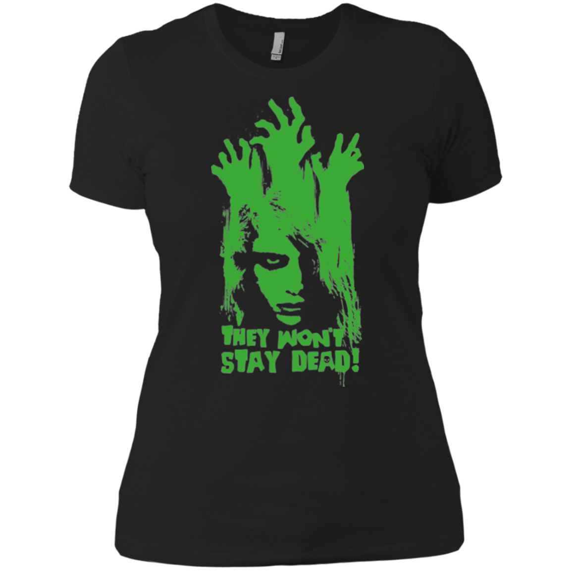 T-Shirts Black / X-Small They Wont Stay Dead Women's Premium T-Shirt