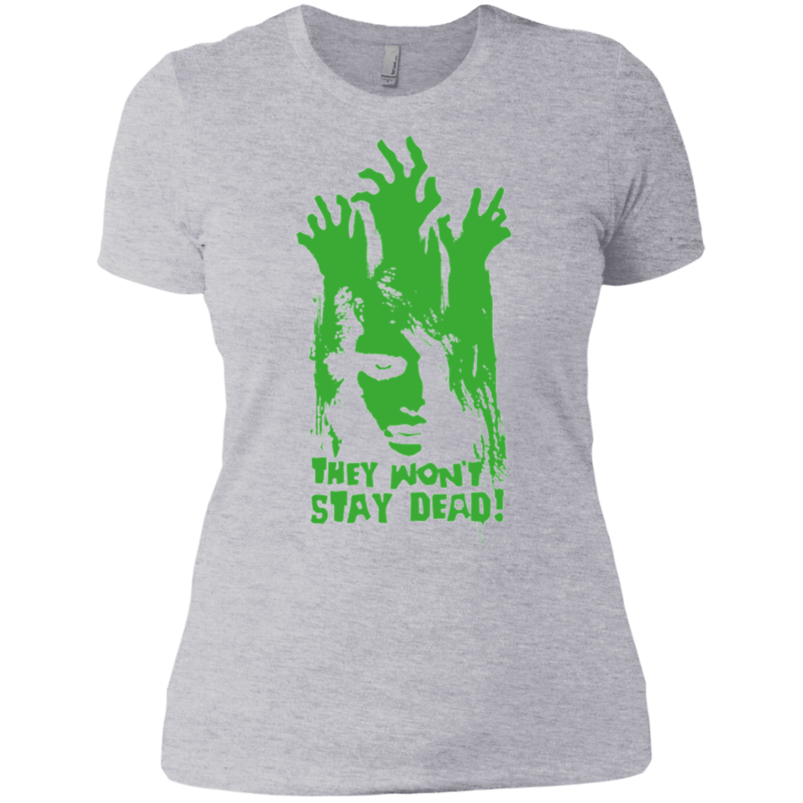 T-Shirts Heather Grey / X-Small They Wont Stay Dead Women's Premium T-Shirt