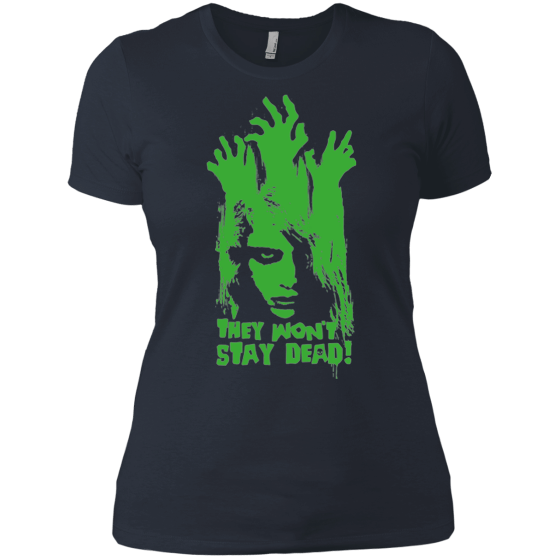 T-Shirts Indigo / X-Small They Wont Stay Dead Women's Premium T-Shirt