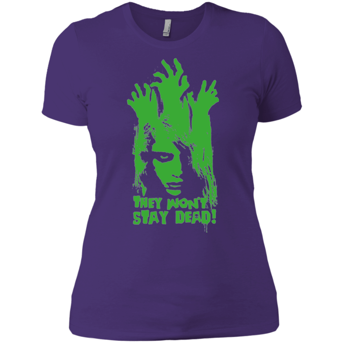 T-Shirts Purple / X-Small They Wont Stay Dead Women's Premium T-Shirt