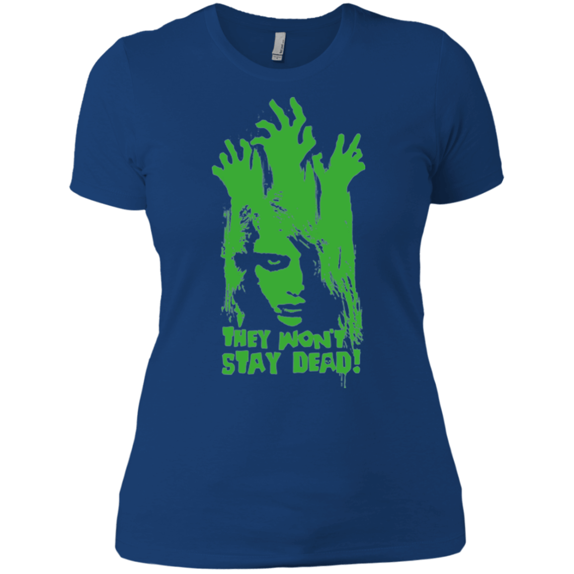 T-Shirts Royal / X-Small They Wont Stay Dead Women's Premium T-Shirt
