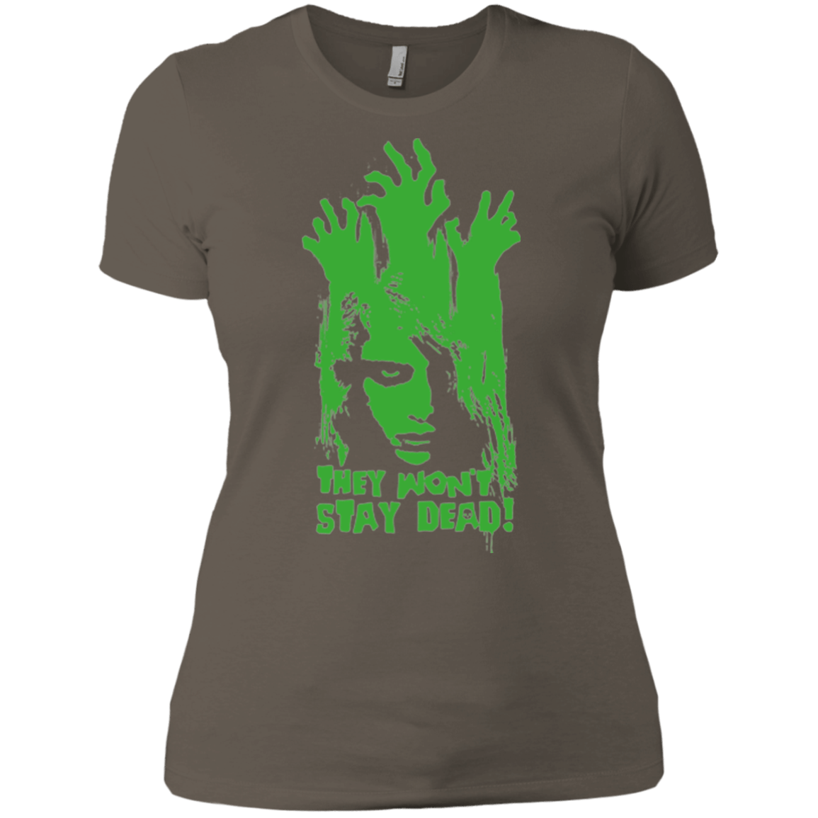T-Shirts Warm Grey / X-Small They Wont Stay Dead Women's Premium T-Shirt