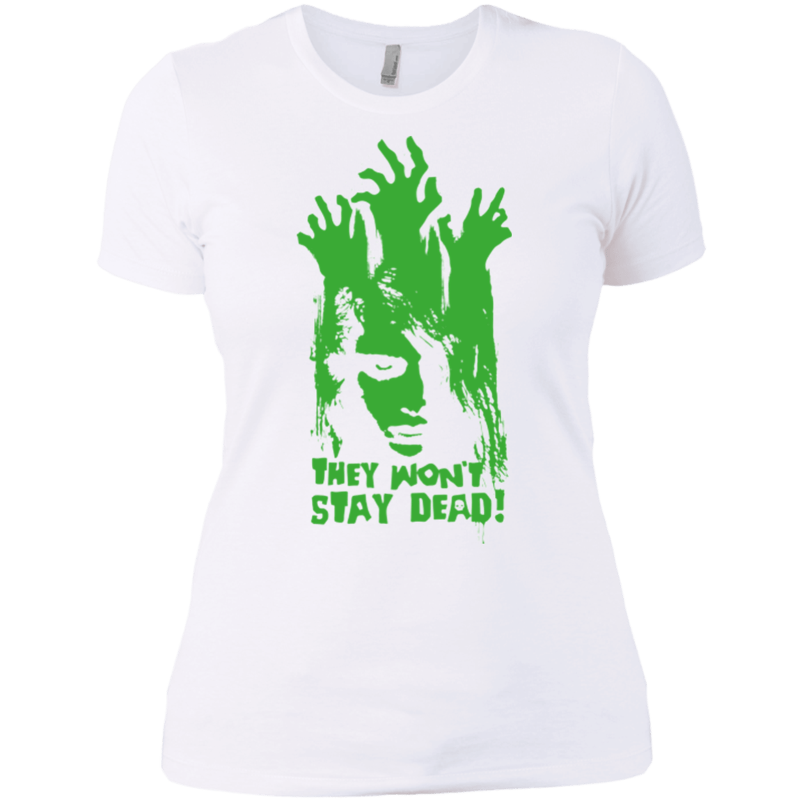 T-Shirts White / X-Small They Wont Stay Dead Women's Premium T-Shirt