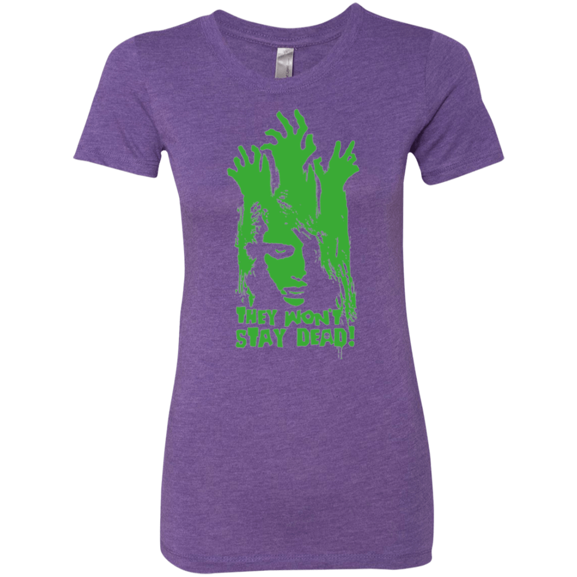 T-Shirts Purple Rush / Small They Wont Stay Dead Women's Triblend T-Shirt