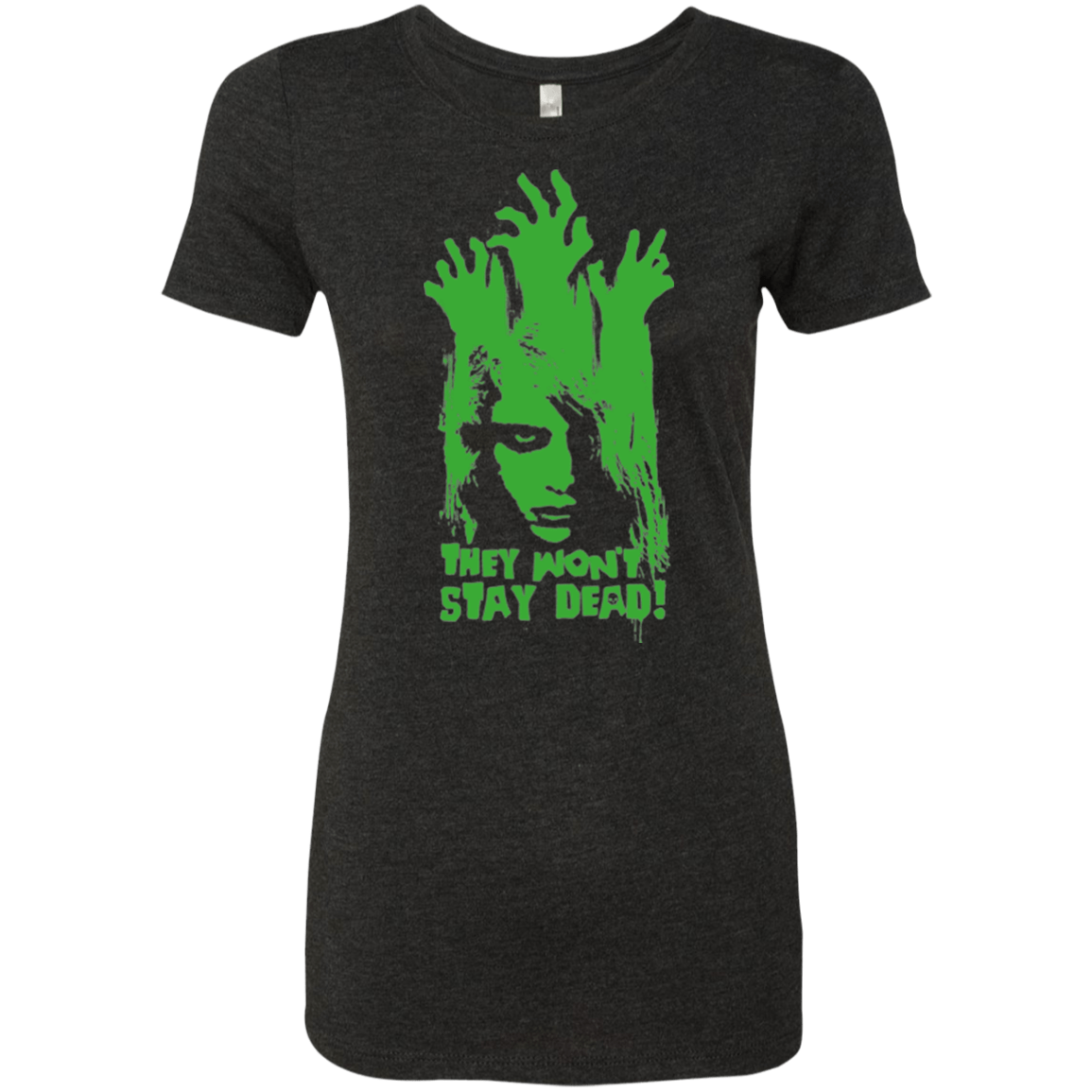 T-Shirts Vintage Black / Small They Wont Stay Dead Women's Triblend T-Shirt