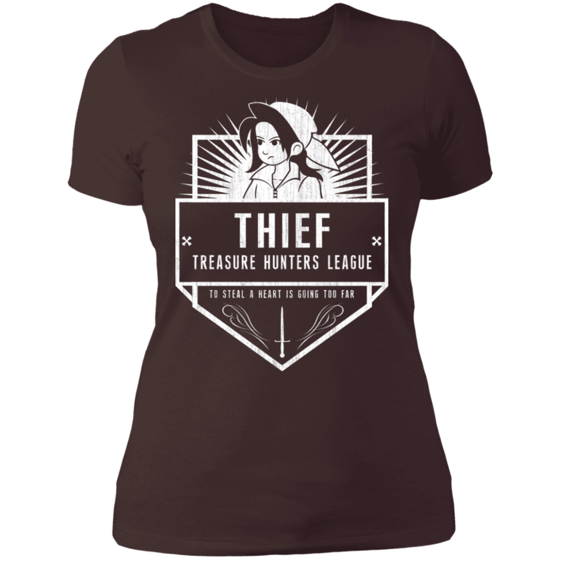 T-Shirts Dark Chocolate / S Thief Treasure Hunters League Women's Premium T-Shirt