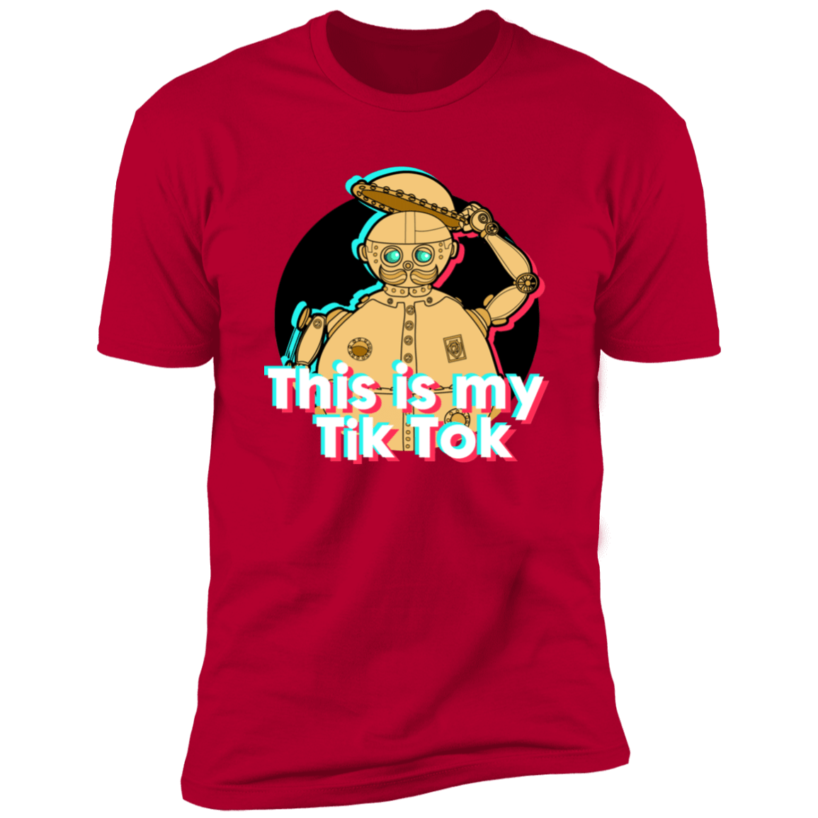 T-Shirts Red / S This is my Tik Tok Men's Premium T-Shirt