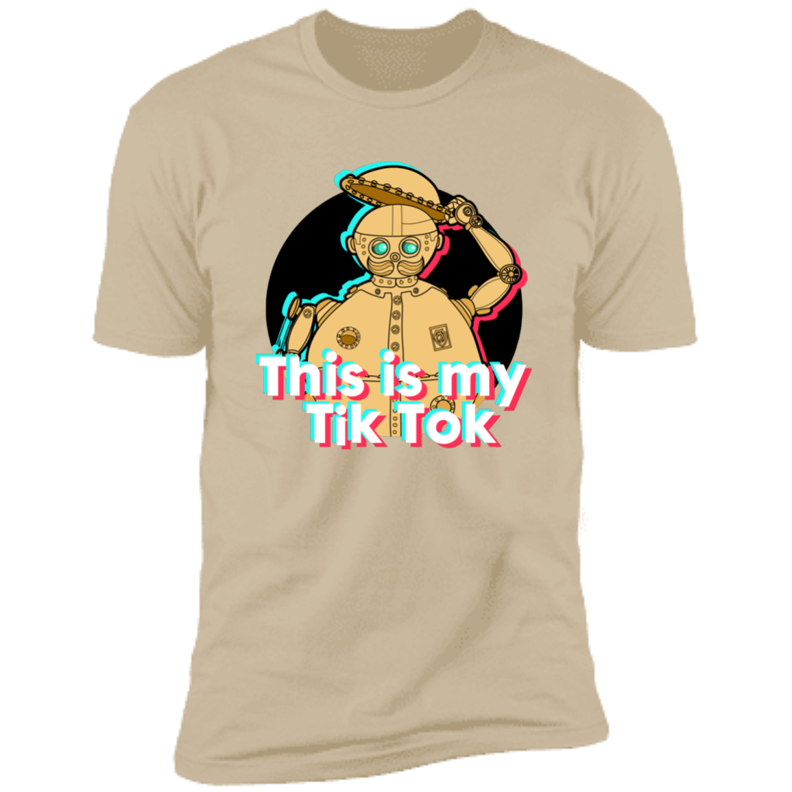 T-Shirts Sand / S This is my Tik Tok Men's Premium T-Shirt