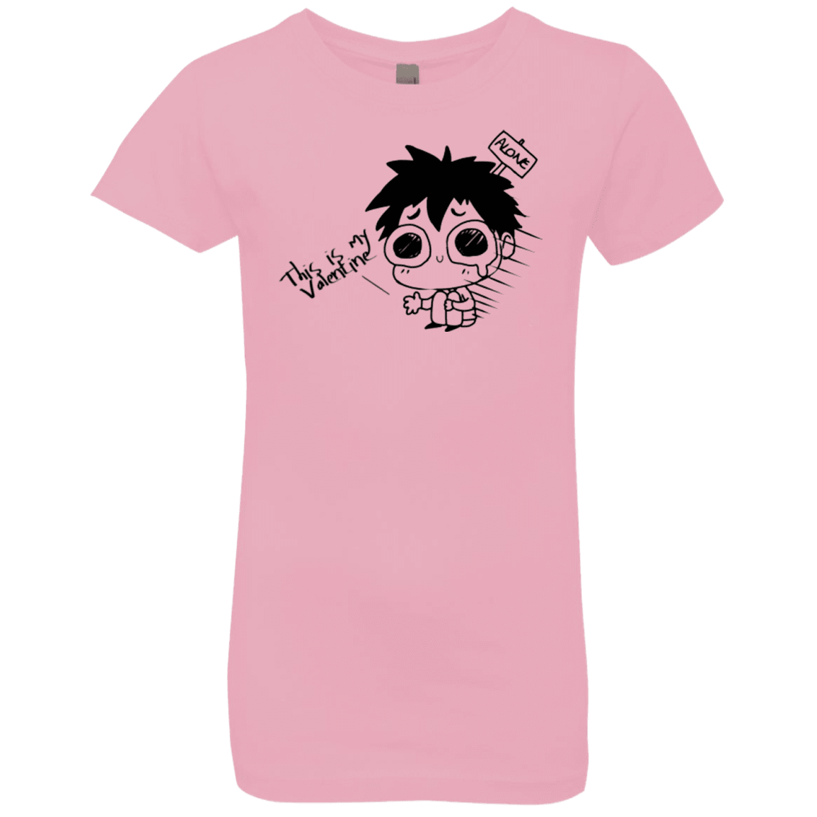 T-Shirts Light Pink / YXS This is my Valentine Girls Premium T-Shirt