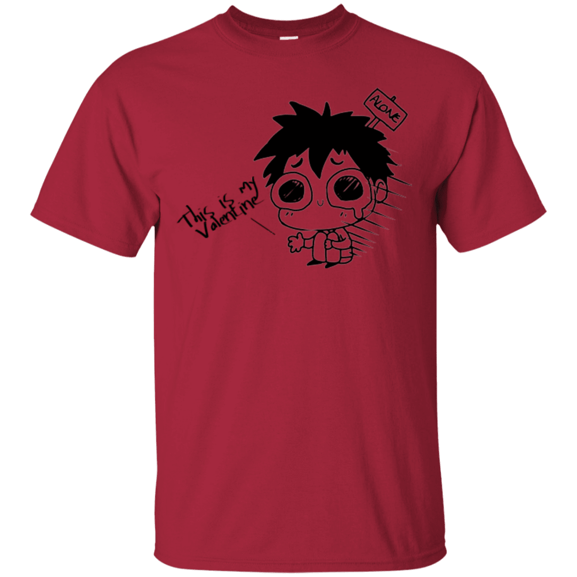 T-Shirts Cardinal / Small This is my Valentine T-Shirt