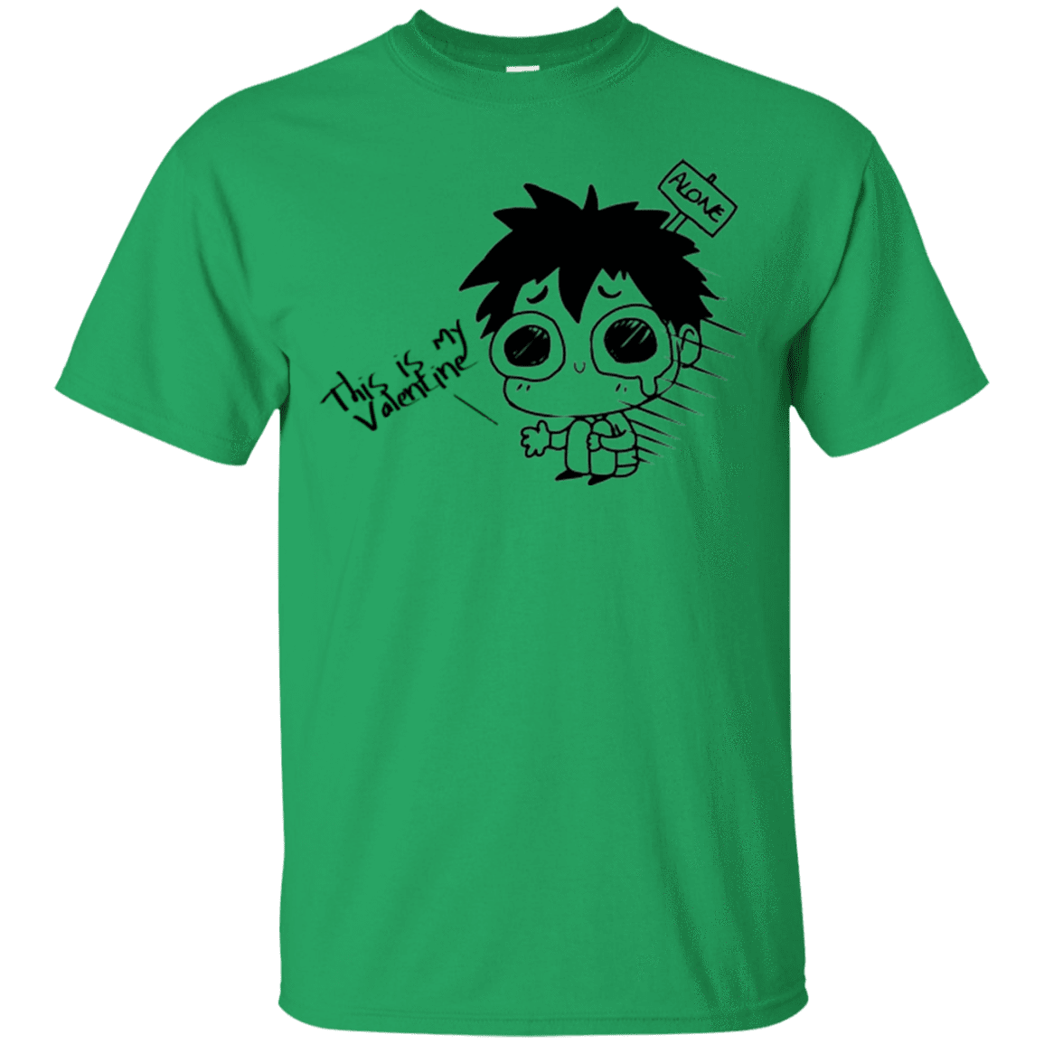 T-Shirts Irish Green / Small This is my Valentine T-Shirt