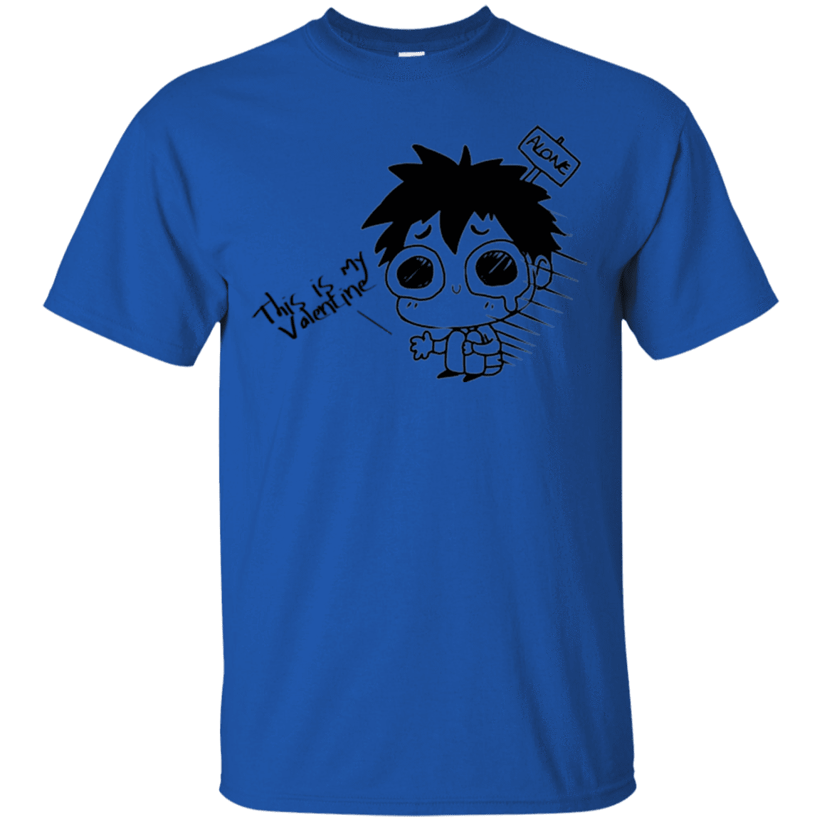 T-Shirts Royal / Small This is my Valentine T-Shirt