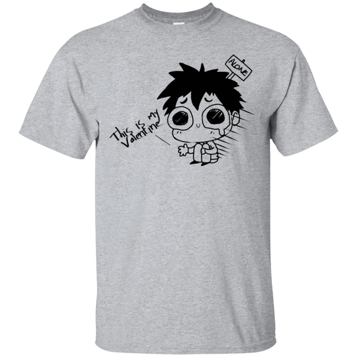 T-Shirts Sport Grey / Small This is my Valentine T-Shirt