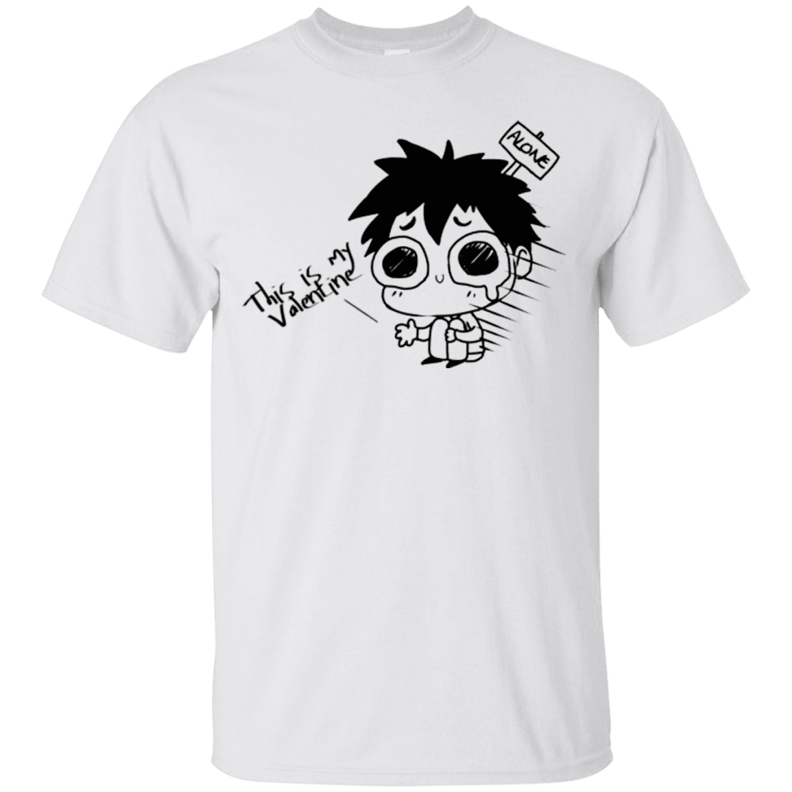 T-Shirts White / Small This is my Valentine T-Shirt