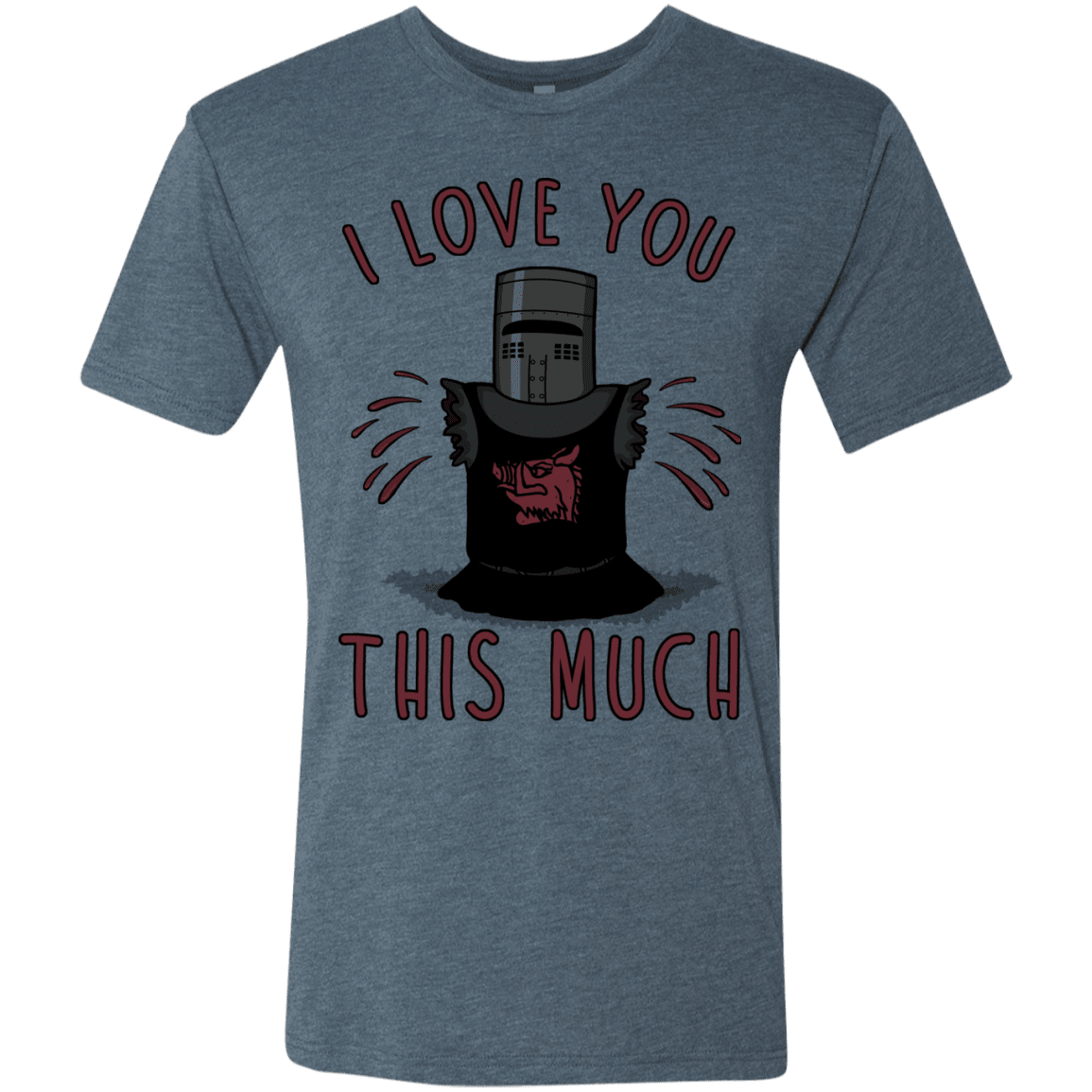 T-Shirts Indigo / Small This much Men's Triblend T-Shirt