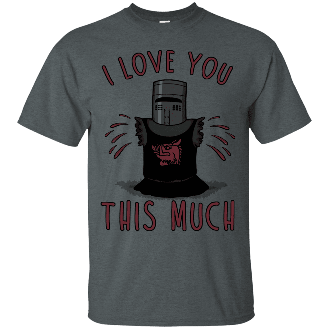 T-Shirts Dark Heather / Small This much T-Shirt