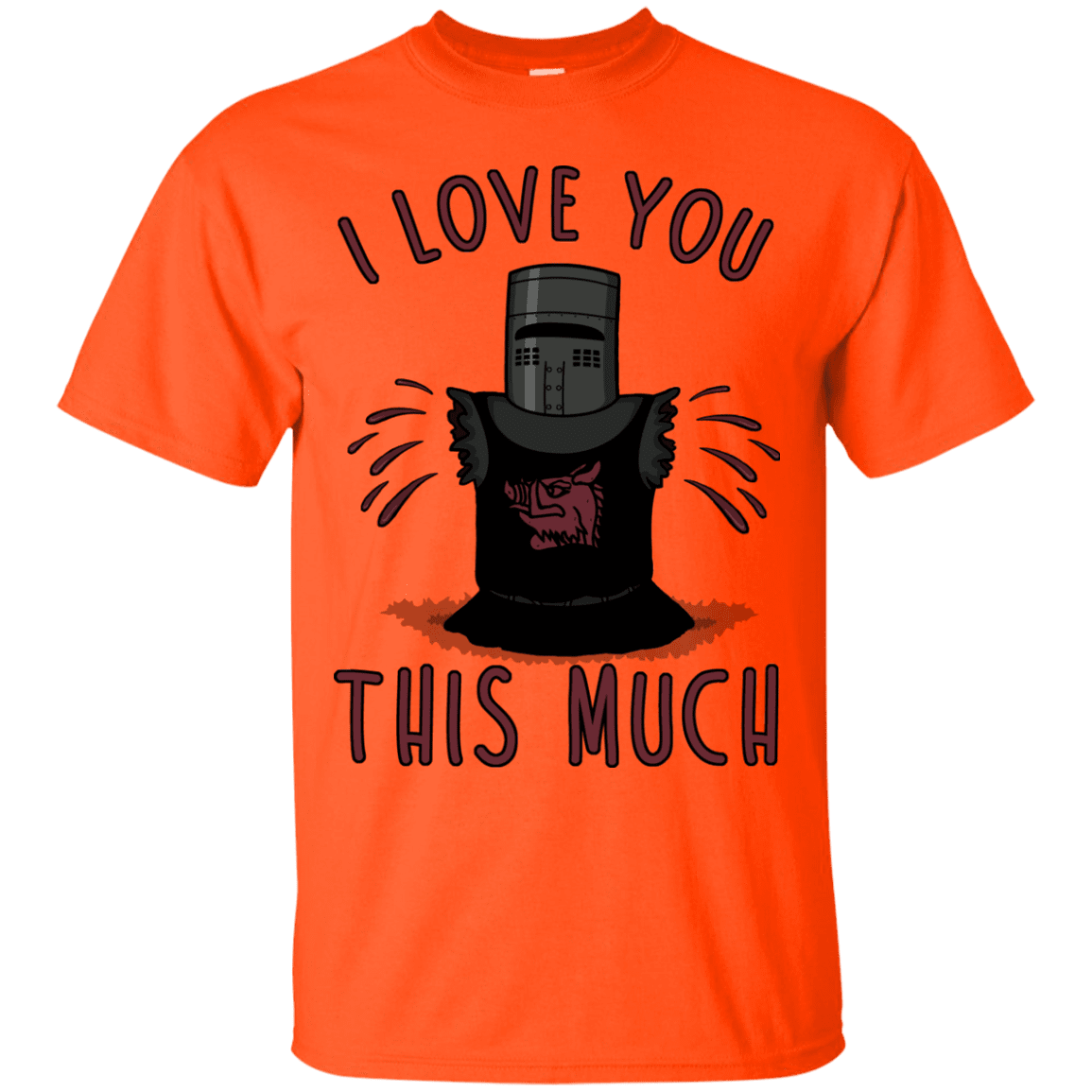 T-Shirts Orange / Small This much T-Shirt