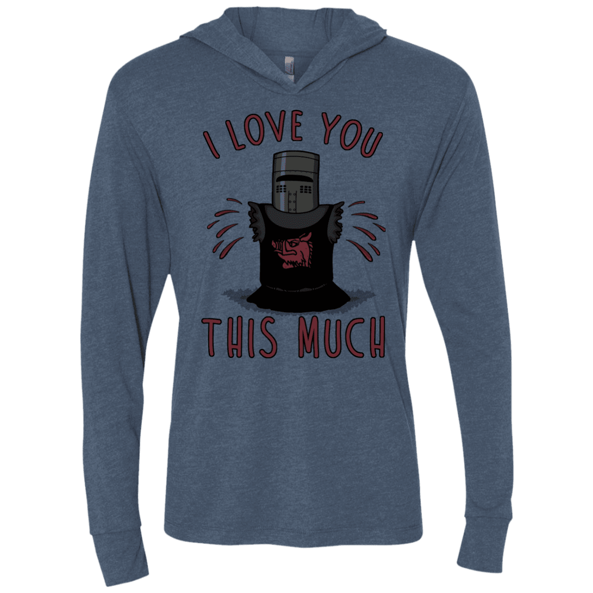 This much Triblend Long Sleeve Hoodie Tee