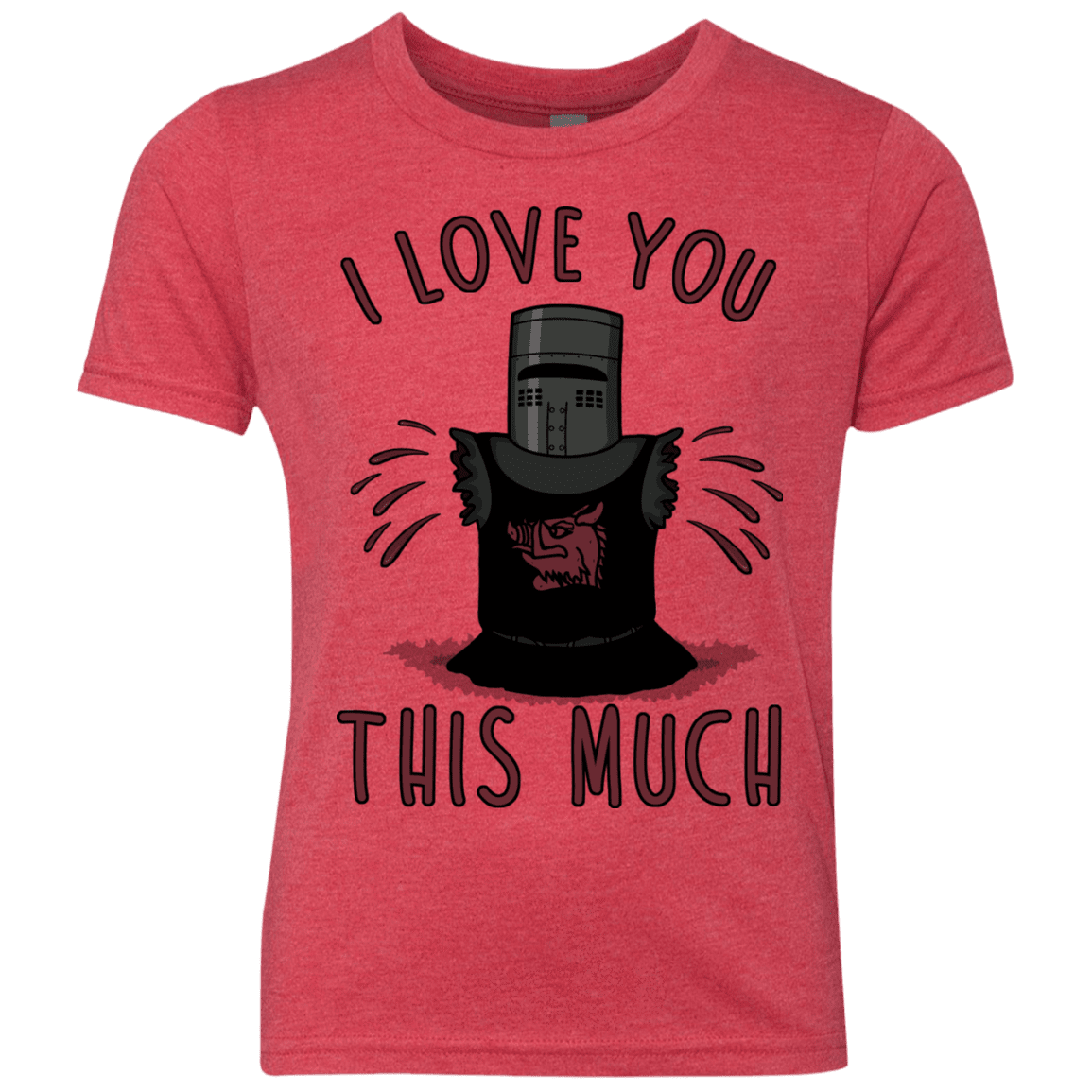 T-Shirts Vintage Red / YXS This much Youth Triblend T-Shirt