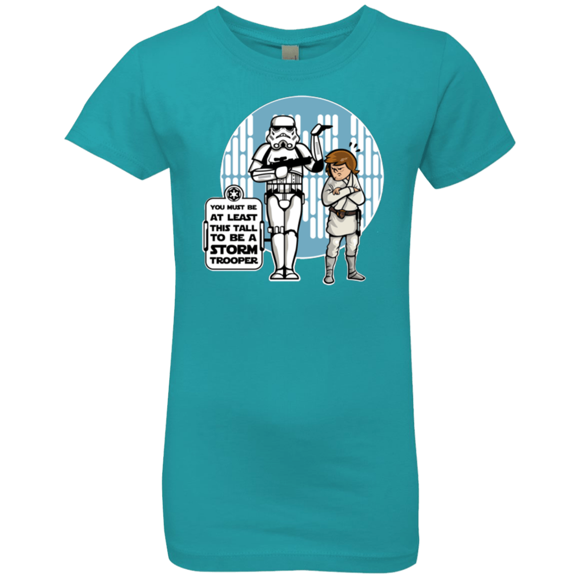 T-Shirts Tahiti Blue / YXS This Tall Girls Premium T-Shirt