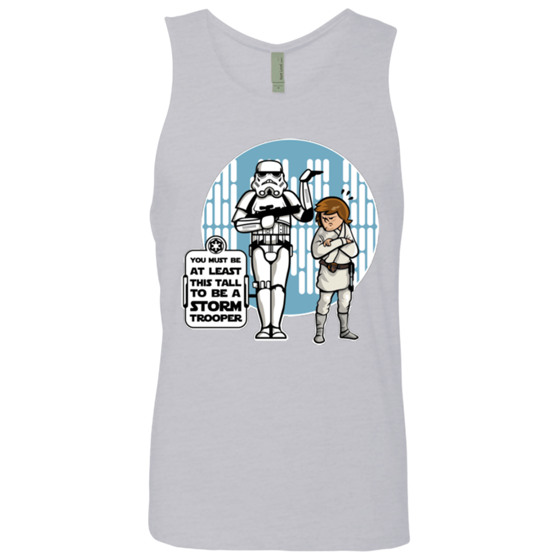 T-Shirts Heather Grey / Small This Tall Men's Premium Tank Top