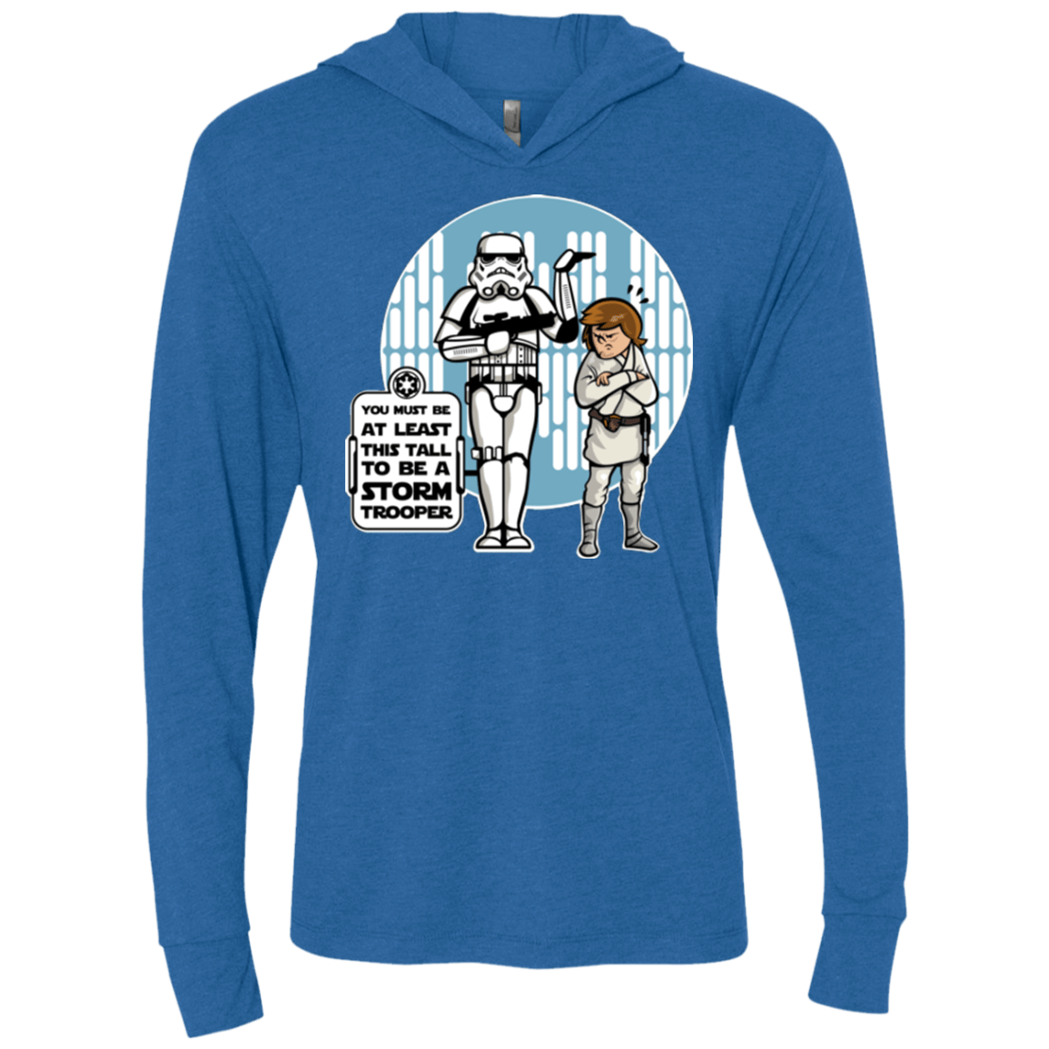 T-Shirts Vintage Royal / X-Small This Tall Triblend Long Sleeve Hoodie Tee