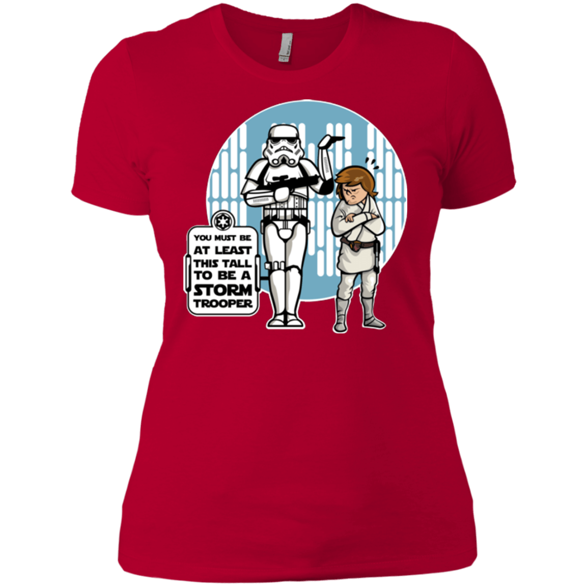 T-Shirts Red / X-Small This Tall Women's Premium T-Shirt