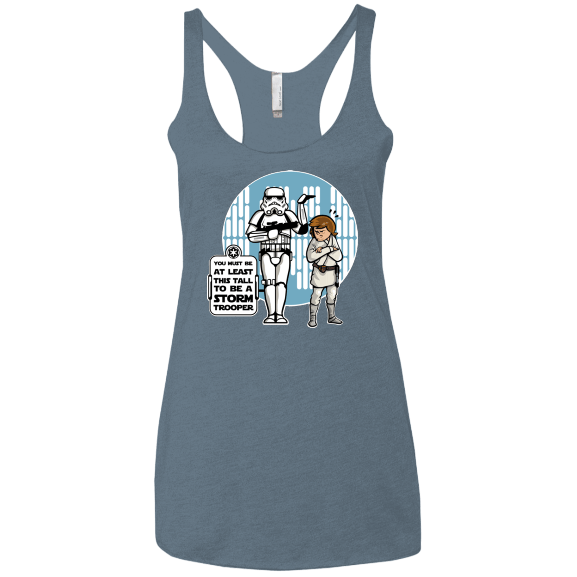 T-Shirts Indigo / X-Small This Tall Women's Triblend Racerback Tank