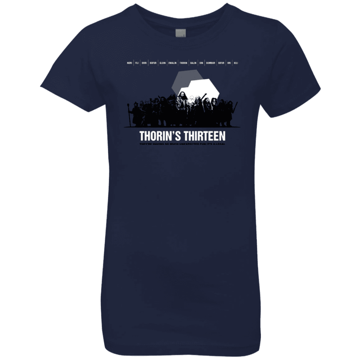 T-Shirts Midnight Navy / YXS Thorin's Thirteen Girls Premium T-Shirt