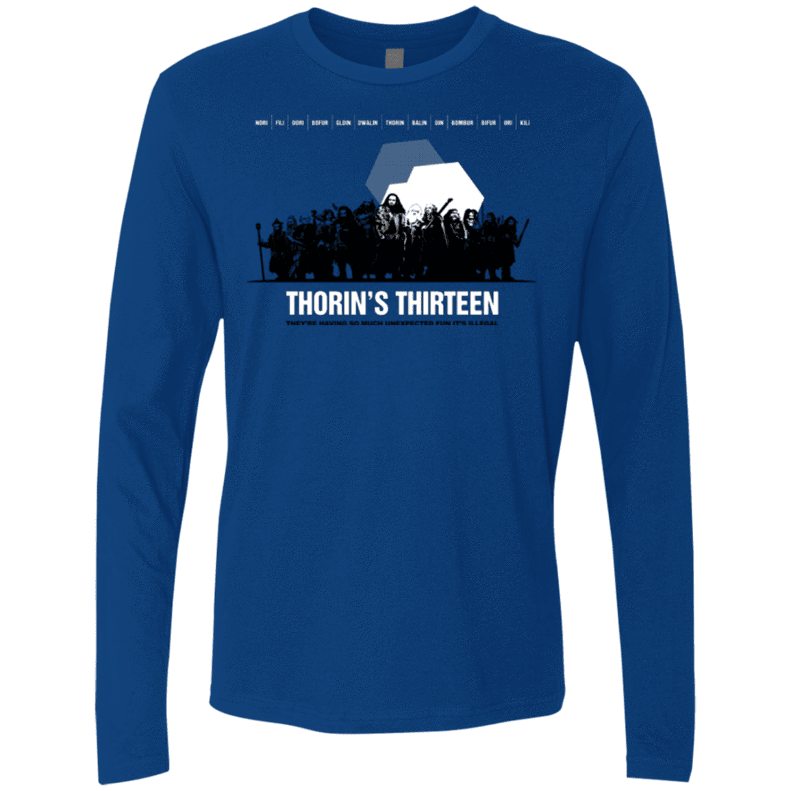 T-Shirts Royal / Small Thorin's Thirteen Men's Premium Long Sleeve