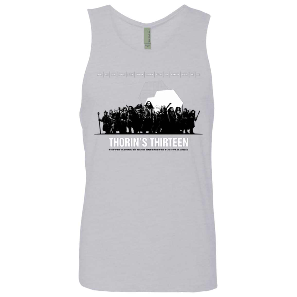 T-Shirts Heather Grey / Small Thorin's Thirteen Men's Premium Tank Top