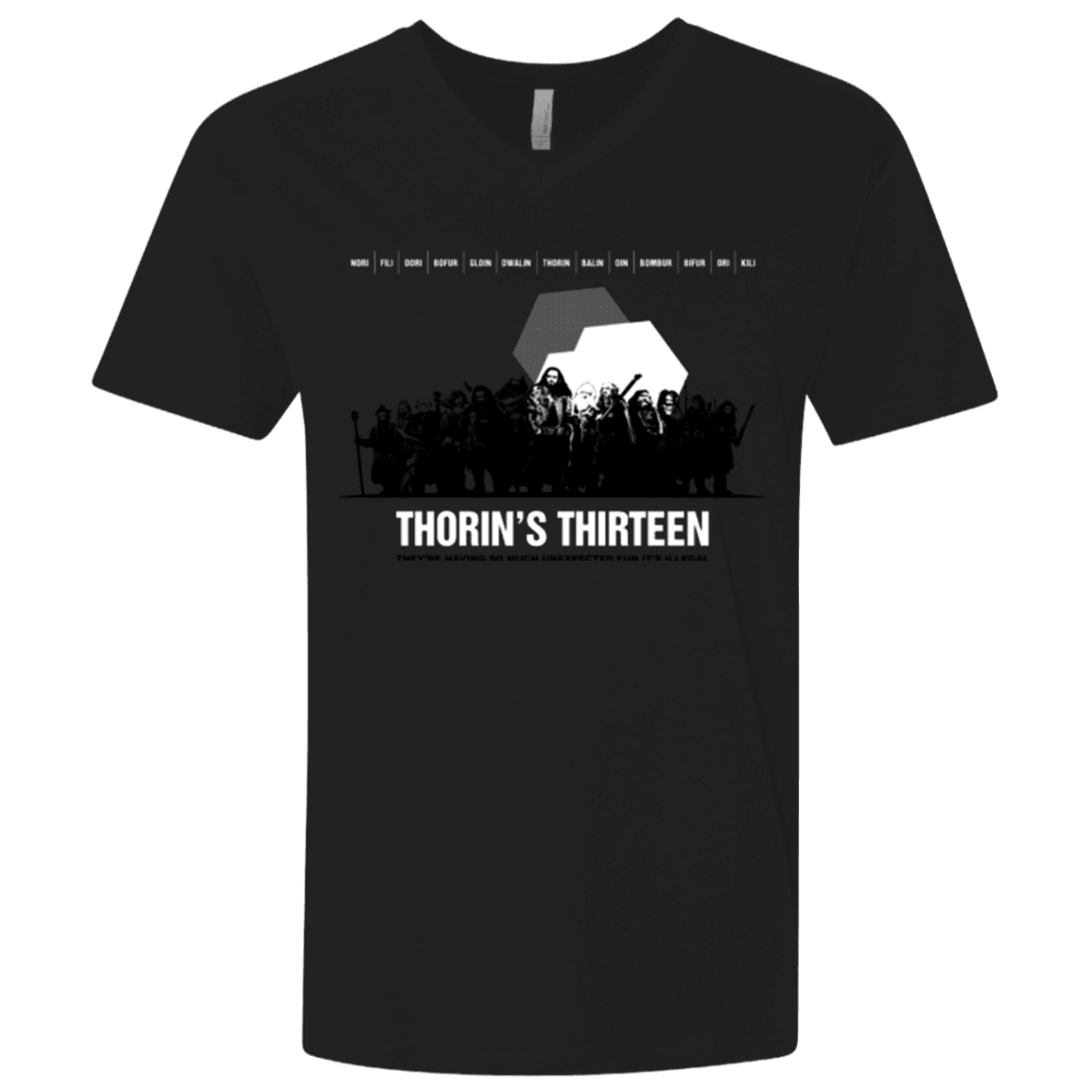 T-Shirts Black / X-Small Thorin's Thirteen Men's Premium V-Neck
