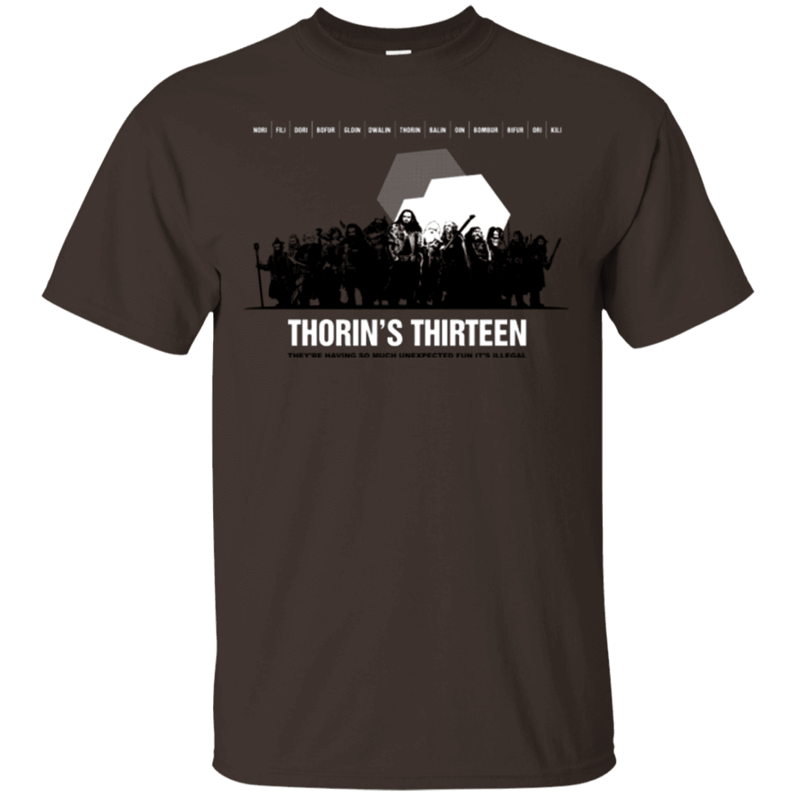 T-Shirts Dark Chocolate / Small Thorin's Thirteen T-Shirt