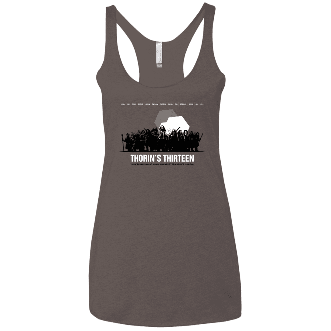 T-Shirts Macchiato / X-Small Thorin's Thirteen Women's Triblend Racerback Tank