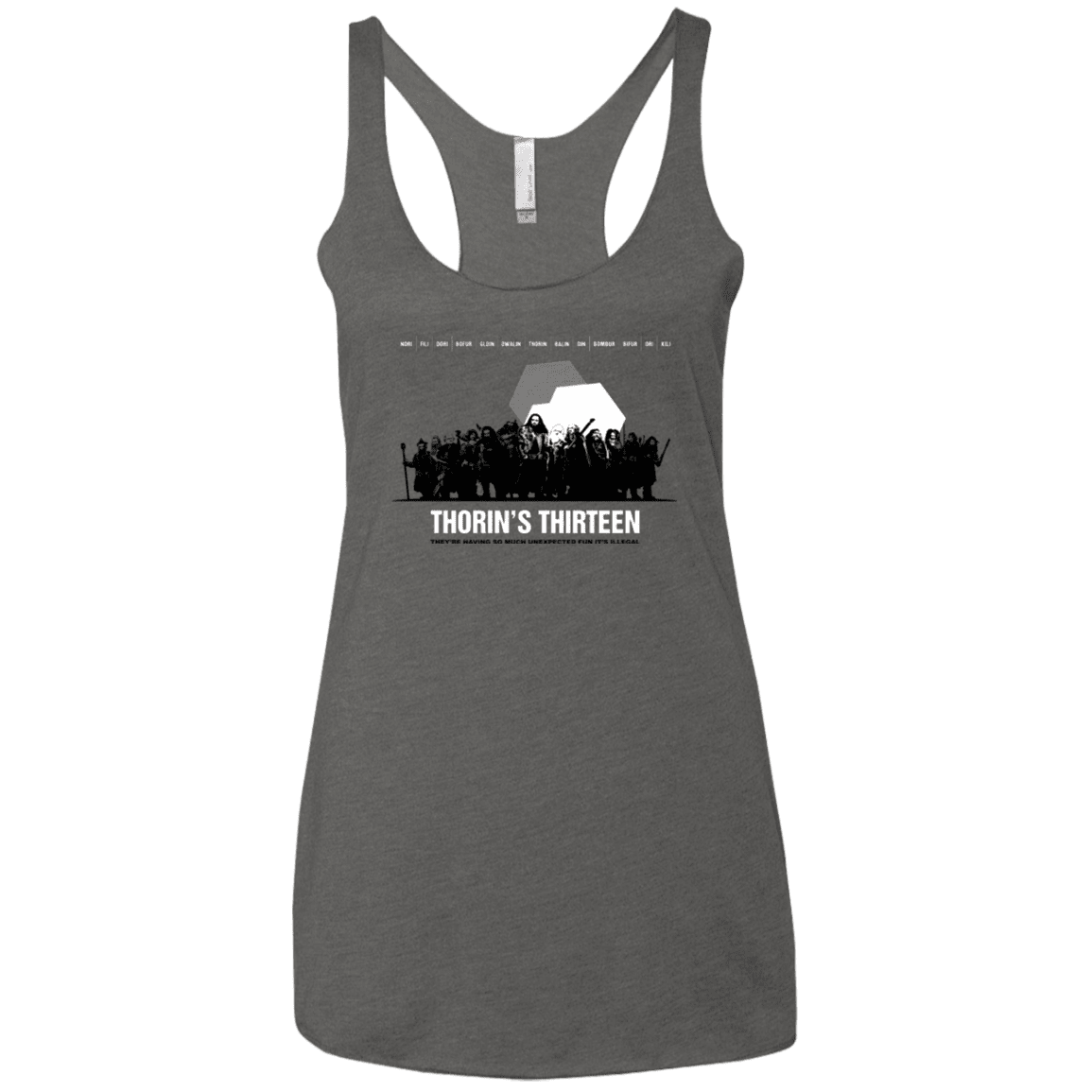 T-Shirts Premium Heather / X-Small Thorin's Thirteen Women's Triblend Racerback Tank
