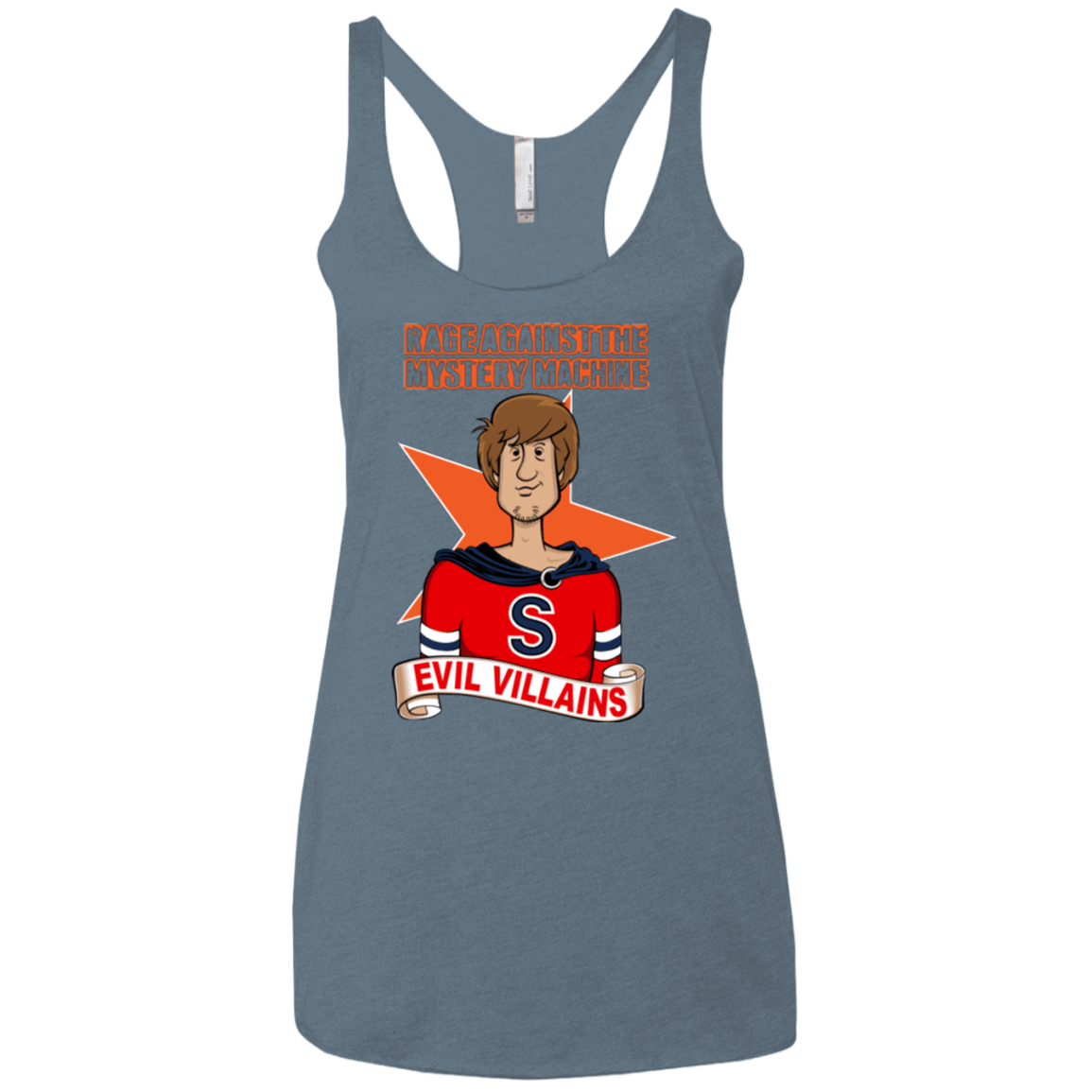 T-Shirts Indigo / X-Small Those Metal-ing Kids Women's Triblend Racerback Tank